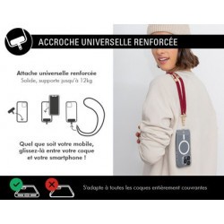 Cordon Nylon Avec Mousqueton Doré
