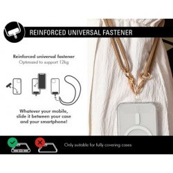 Cordon Nylon Avec Mousqueton Doré