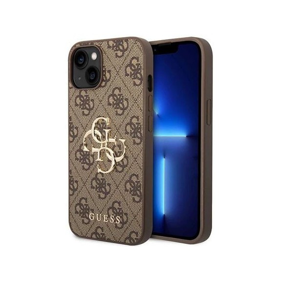 Coque Guess 4G Big Metal Logo Gold