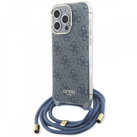 Coque Guess Avec Anneaux 4G Print Et Cordon Nylon