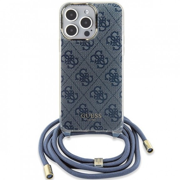 Coque Guess Avec Anneaux 4G Print Et Cordon Nylon