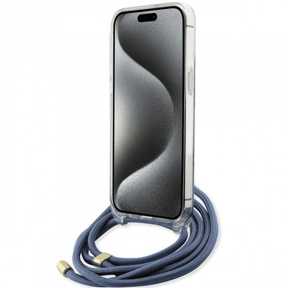 Coque Guess Avec Anneaux 4G Print Et Cordon Nylon