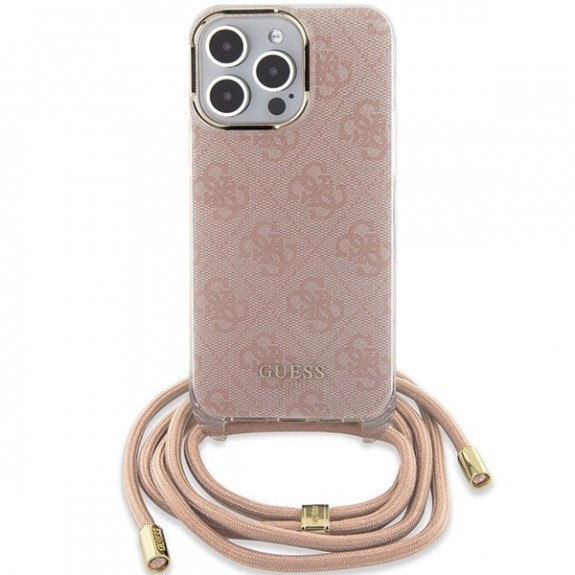 Coque Guess Avec Anneaux 4G Print Et Cordon Nylon