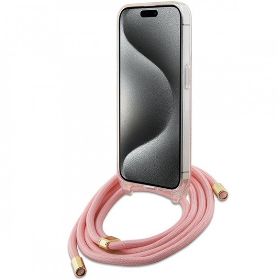 Coque Guess Avec Anneaux 4G Print Et Cordon Nylon