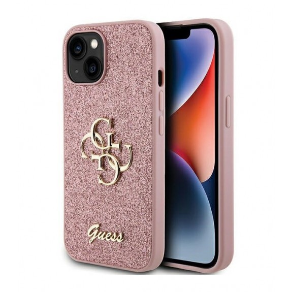 Coque Guess Glitter Script Big 4G