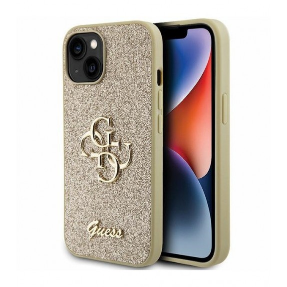 Coque Guess Glitter Script Big 4G