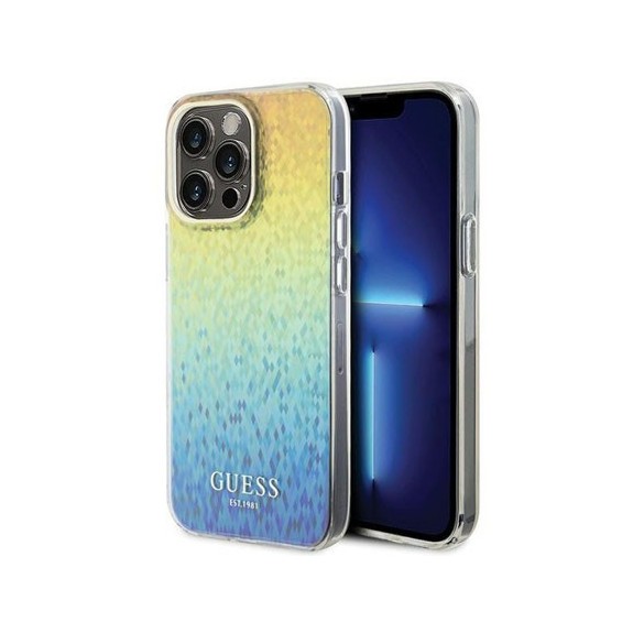 Coque Guess Faceted Mirror Disco Iridescent Coque Guess Faceted Mirror Disco Iridescent