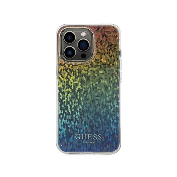 Coque Guess Faceted Mirror Disco Iridescent Coque Guess Faceted Mirror Disco Iridescent