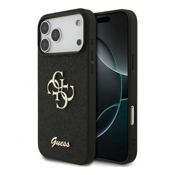 Coque Guess Glitter Script Big 4G Coque Guess Glitter Script Big 4G