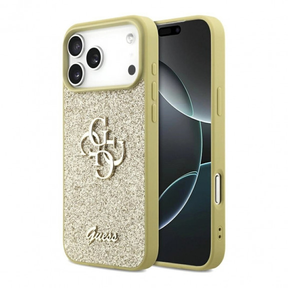 Coque Guess Glitter Script Big 4G