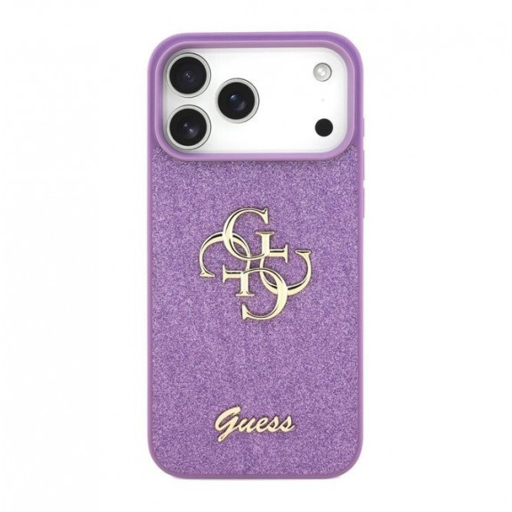 Coque Guess Glitter Script Big 4G Coque Guess Glitter Script Big 4G
