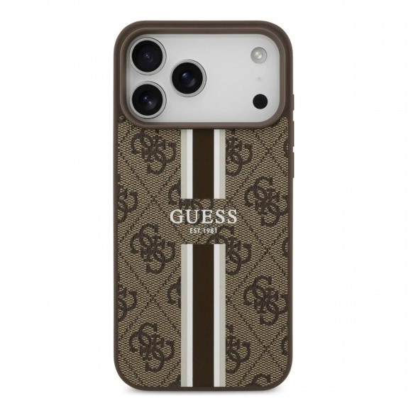 Coque Guess 4G Printed Stripes Magsafe Coque Guess 4G Printed Stripes Magsafe