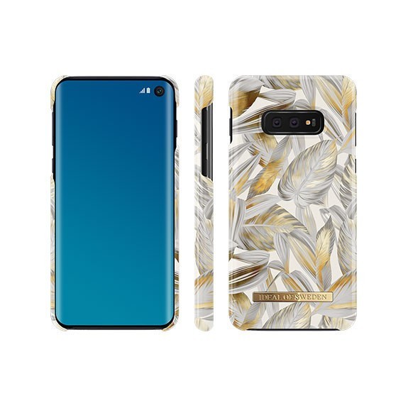 Coque Rigide Fashion Platinum Leaves