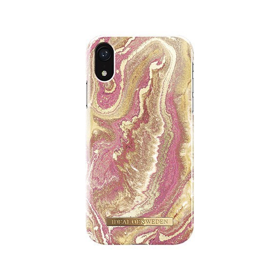 Coque Rigide Fashion Golden Blush Marble