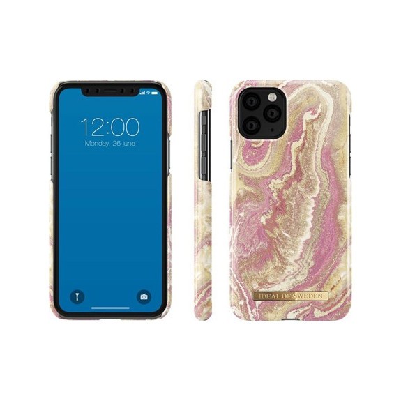 Coque Rigide Fashion Golden Blush Marble