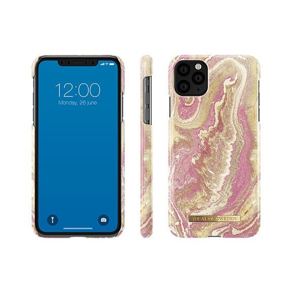 Coque Rigide Fashion Golden Blush Marble