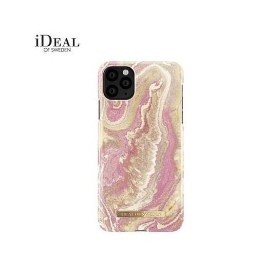 Coque Rigide Fashion Golden Blush Marble