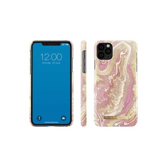 Coque Rigide Fashion Golden Blush Marble