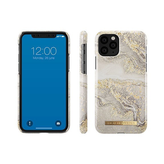 Coque rigide Fashion Sparkle Greige Marble Ideal Of Sweden