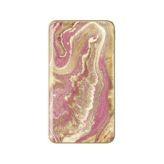 Batterie de secours 5000mAh motif golden blush marble