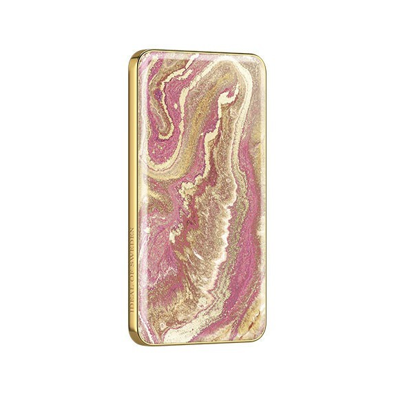 Batterie de secours 5000mAh motif golden blush marble