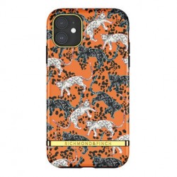 Coque Rigide Orange Leopard