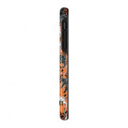 Coque Rigide Orange Leopard