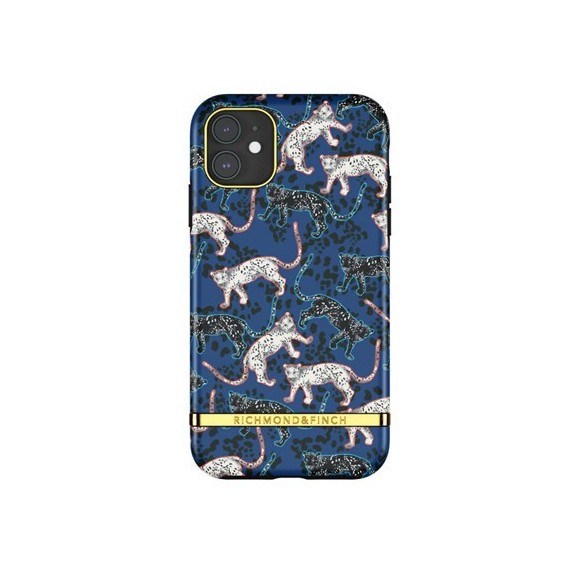 Coque Rigide Blue Leopard - Richmond & Finch