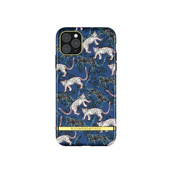 Coque Rigide Blue Leopard - Richmond & Finch