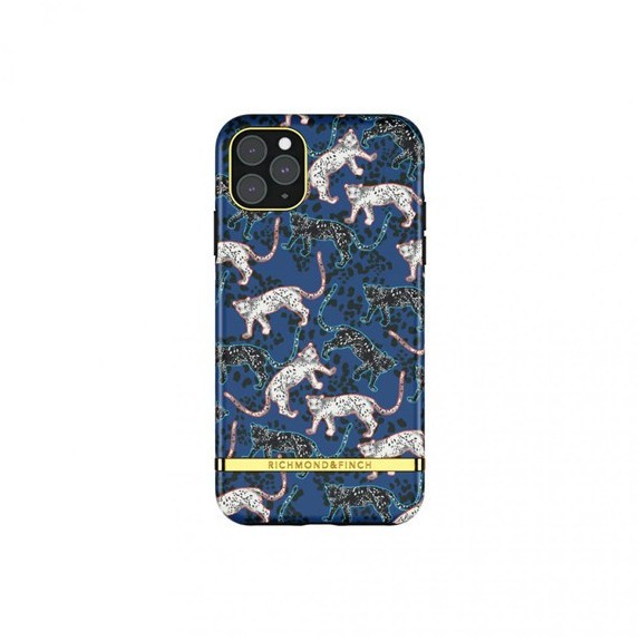 Coque Rigide Blue Leopard - Richmond & Finch