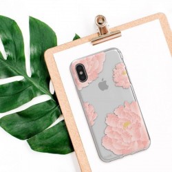 Coque de protection pour smartphones Flavr Pink Peonies