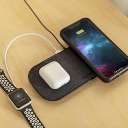 Socle double de charge sans fil