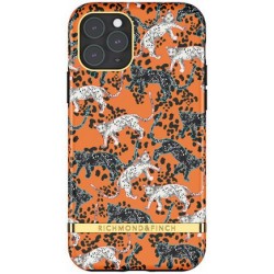 Coque Rigide Orange Leopard