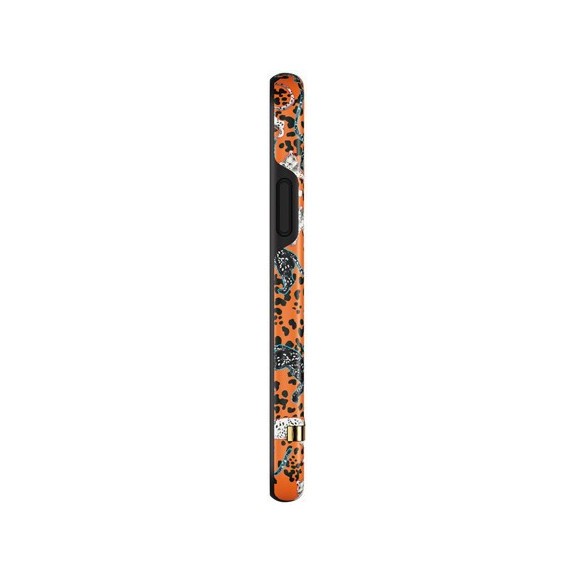 Coque Rigide Orange Leopard