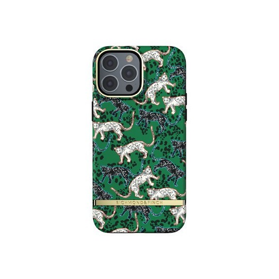 Coque de protection pour smartphone Richmond & Finch Green Leopard