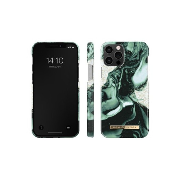 Coque Rigide Fashion Golden Olive Marble