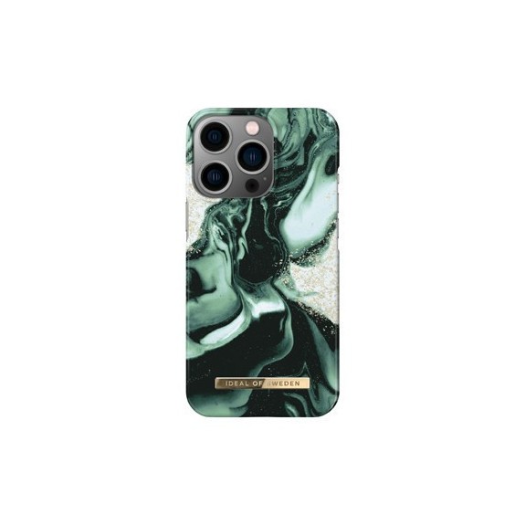 Coque Rigide Fashion Golden Olive Marble