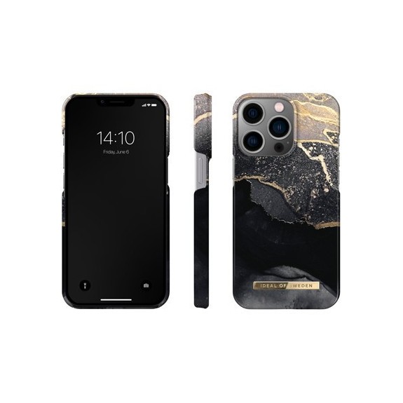 Coque Rigide Fashion Golden Twilight Marble