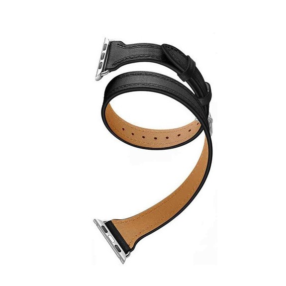 Bracelet Cuir Double Tour Apple Watch - 38/40/41 mm